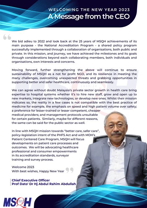 water foundation ceo message.